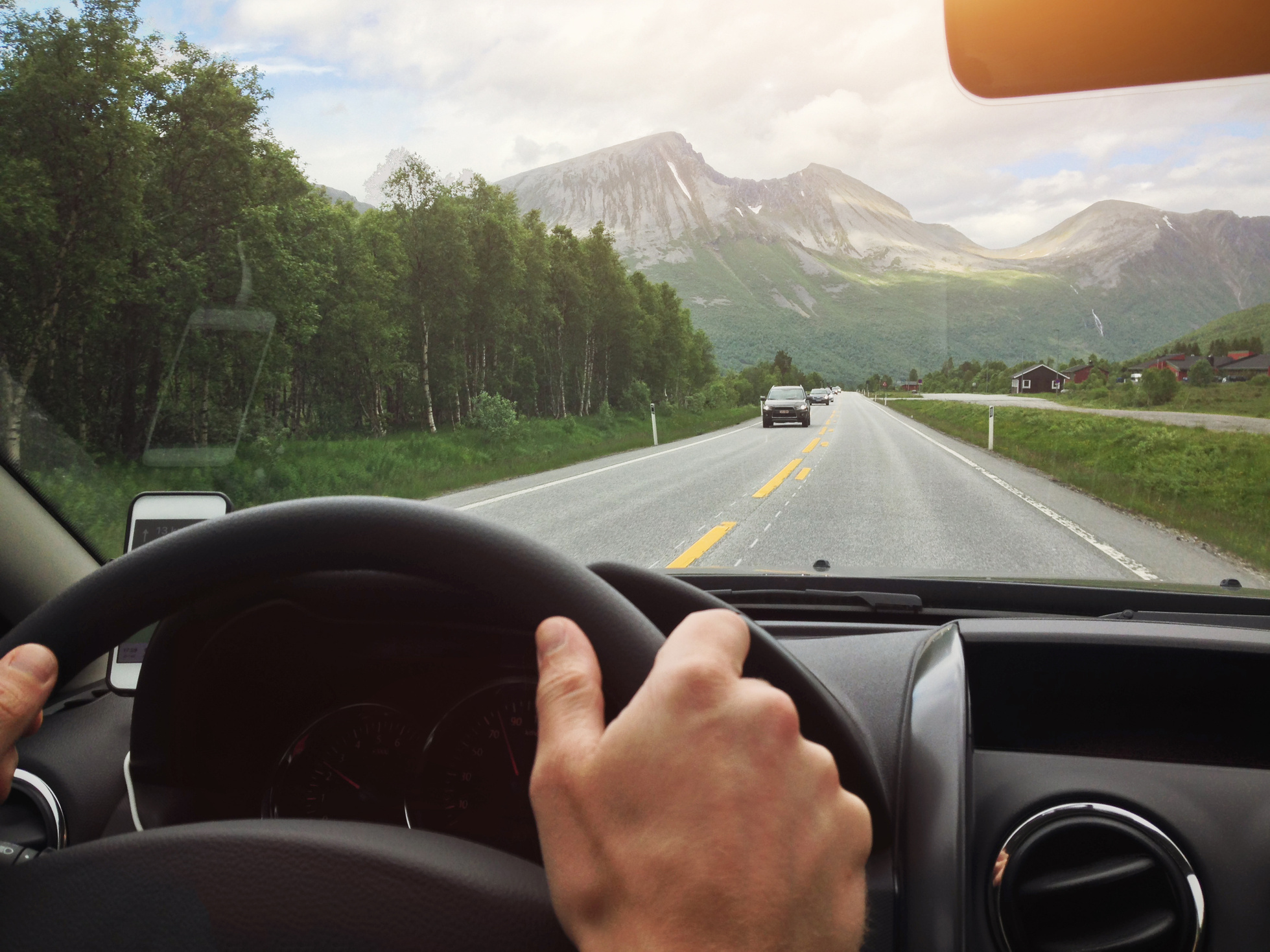 driving car in Norway